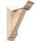 Ekena Millwork Traditional Traditional Smooth Bracket w/ Offset Brace, Douglas Fir, 5 1/2"W x 16"D x 20"H BKT0604X16X20TRA01SDF - alternate 1